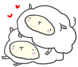 A Happy New Year 2015 with Sheep sticker #2124459