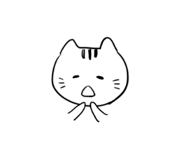Yuru-Daru Cat sticker #2124725