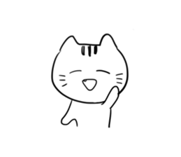 Yuru-Daru Cat sticker #2124726