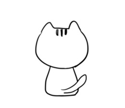 Yuru-Daru Cat sticker #2124739