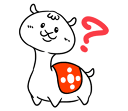 FLUFFY LIFE OF THE ALPACA sticker #2124864