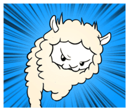 FLUFFY LIFE OF THE ALPACA sticker #2124891