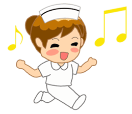 For the lovely nurse by ViccVoon Studio sticker #2125107