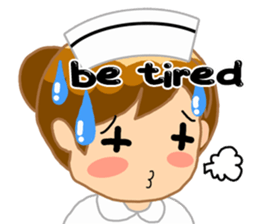 For the lovely nurse by ViccVoon Studio sticker #2125127