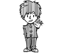 His high school students. sticker #2125181