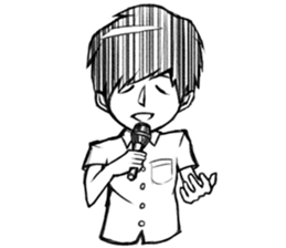 His high school students. sticker #2125201