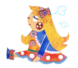 The love that is a young girl sticker #2125277