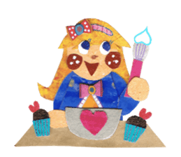 The love that is a young girl sticker #2125280