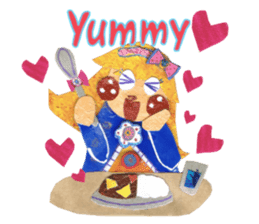 The love that is a young girl sticker #2125284