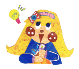 The love that is a young girl sticker #2125290