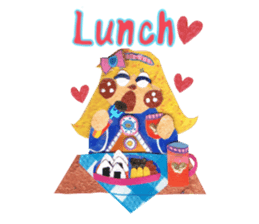 The love that is a young girl sticker #2125298