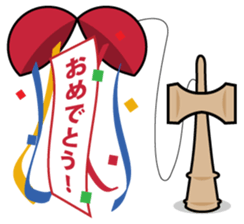 Kendama sticker #2125576