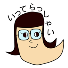 Lovely spooky house sticker #2126063