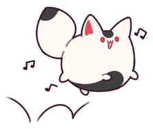 Marshmallow fox sticker #2126582