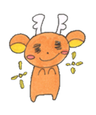 Taro of deer sticker #2126745