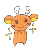 Taro of deer sticker #2126745