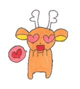 Taro of deer sticker #2126755