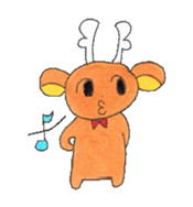 Taro of deer sticker #2126756