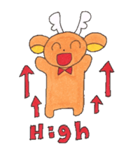 Taro of deer sticker #2126771