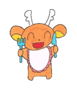 Taro of deer sticker #2126780