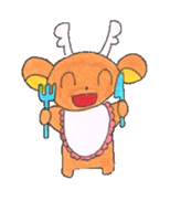 Taro of deer sticker #2126780