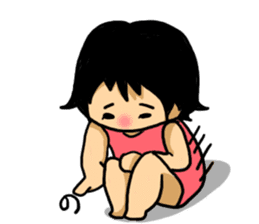 Funny baby Akari-cyan. sticker #2126837