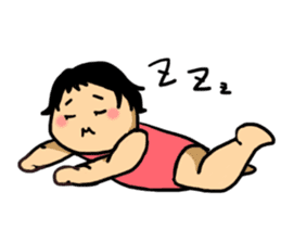 Funny baby Akari-cyan. sticker #2126852
