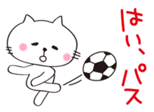 Crazy Soccer CAT sticker #2127822