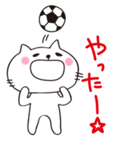Crazy Soccer CAT sticker #2127838