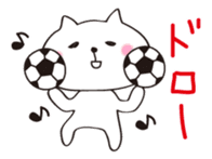 Crazy Soccer CAT sticker #2127854