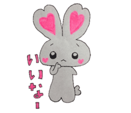 Love bunny sticker #2128197