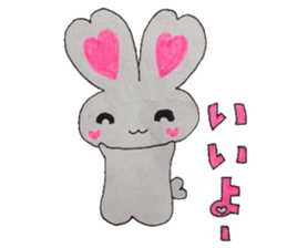 Love bunny sticker #2128198