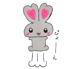 Love bunny sticker #2128222