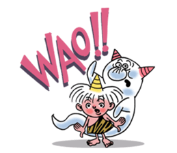 cute thunder sticker #2128397