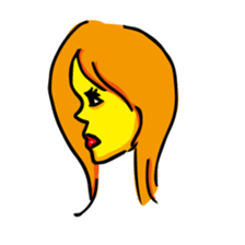 Feelings of a woman sticker #2128508