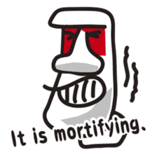 Holiday of Moai [English version] sticker #2128677