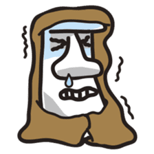 Holiday of Moai [English version] sticker #2128691