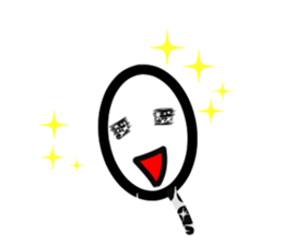 It is a stick person. sticker #2128721