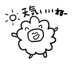 Positive sheep sticker #2128849