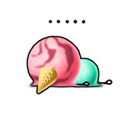 Ice cream(Cone) sticker #2129085