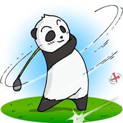 Professional Golfer PANDA