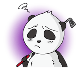 Professional Golfer PANDA sticker #2129162