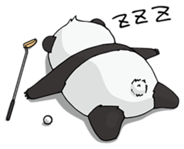 Professional Golfer PANDA sticker #2129183