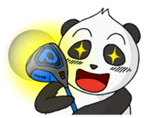 Professional Golfer PANDA sticker #2129184
