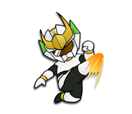 Udon knight TEUCHION(a Sanuki dialect ) sticker #2129391