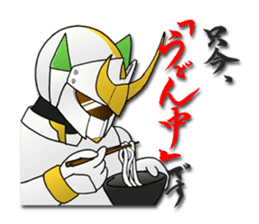 Udon knight TEUCHION(a Sanuki dialect ) sticker #2129394