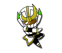 Udon knight TEUCHION(a Sanuki dialect ) sticker #2129405