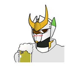 Udon knight TEUCHION(a Sanuki dialect ) sticker #2129420