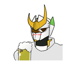 Udon knight TEUCHION(a Sanuki dialect ) sticker #2129420