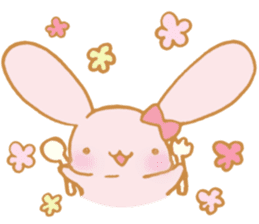 Lovely Pink Rabbit sticker #2129788